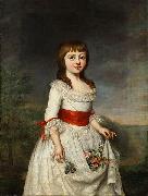 unknow artist, Portrait of Duchess Charlotte Friederike of Mecklenburg as a child